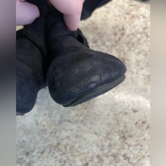 2/$12 Tall black toddler boots !! - Picture 6 of 6